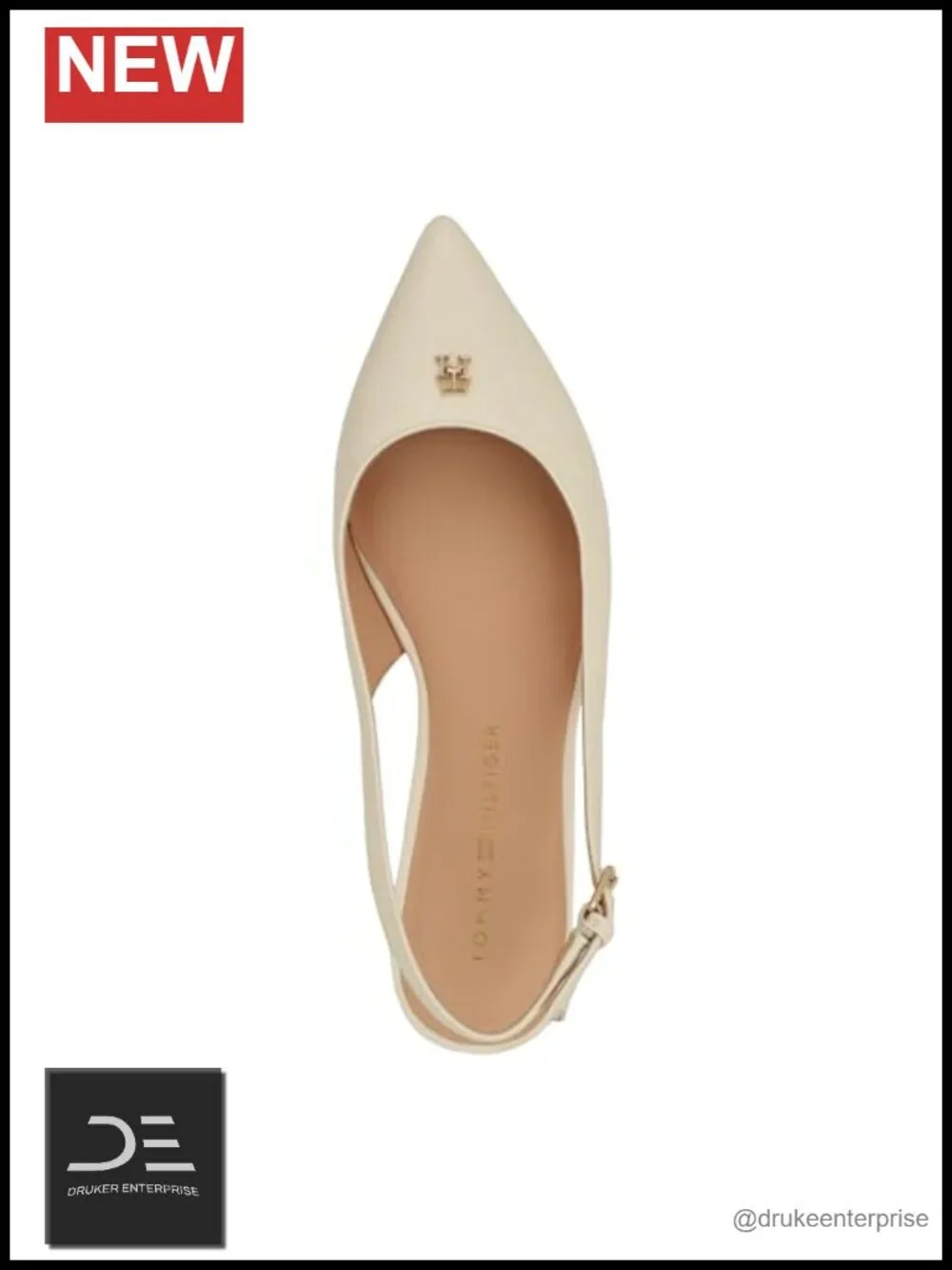 Tommy Hilfiger Velina Ballet Flats Pointed Toe Slip On